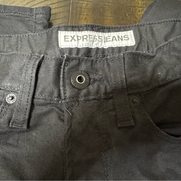 Men's Express Alec Skinny Fit Black Jeans 30 x 30 - Picture 2 of 7
